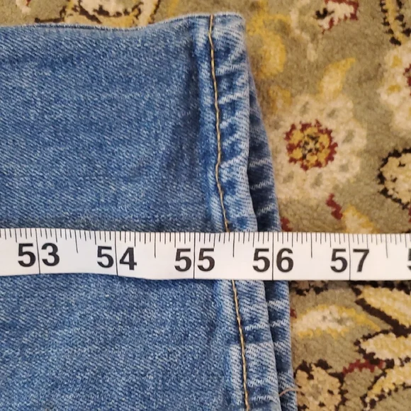 Maternity Old Navy Distressed Overalls Size 14 - Picture 6 of 15